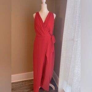 NWOT LONDON STYLE Coral Jumpsuit 10